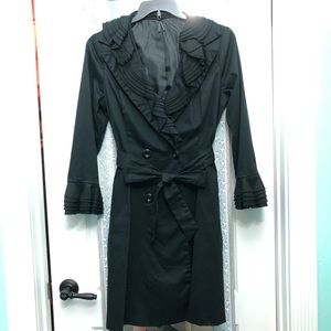 Bell sleeved pea coat